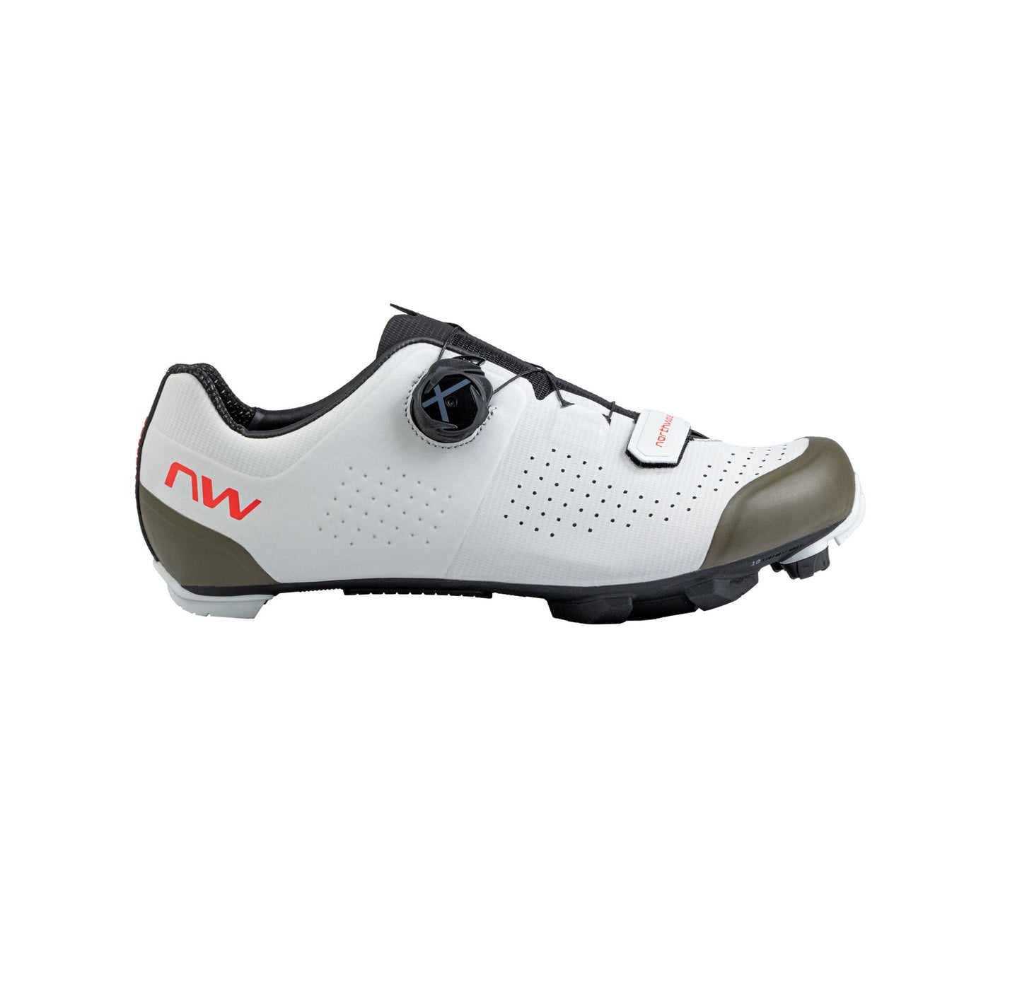 NORTHWAVE RAZER Licht Grijs/Groen XC/Gravel MTB Schoenen