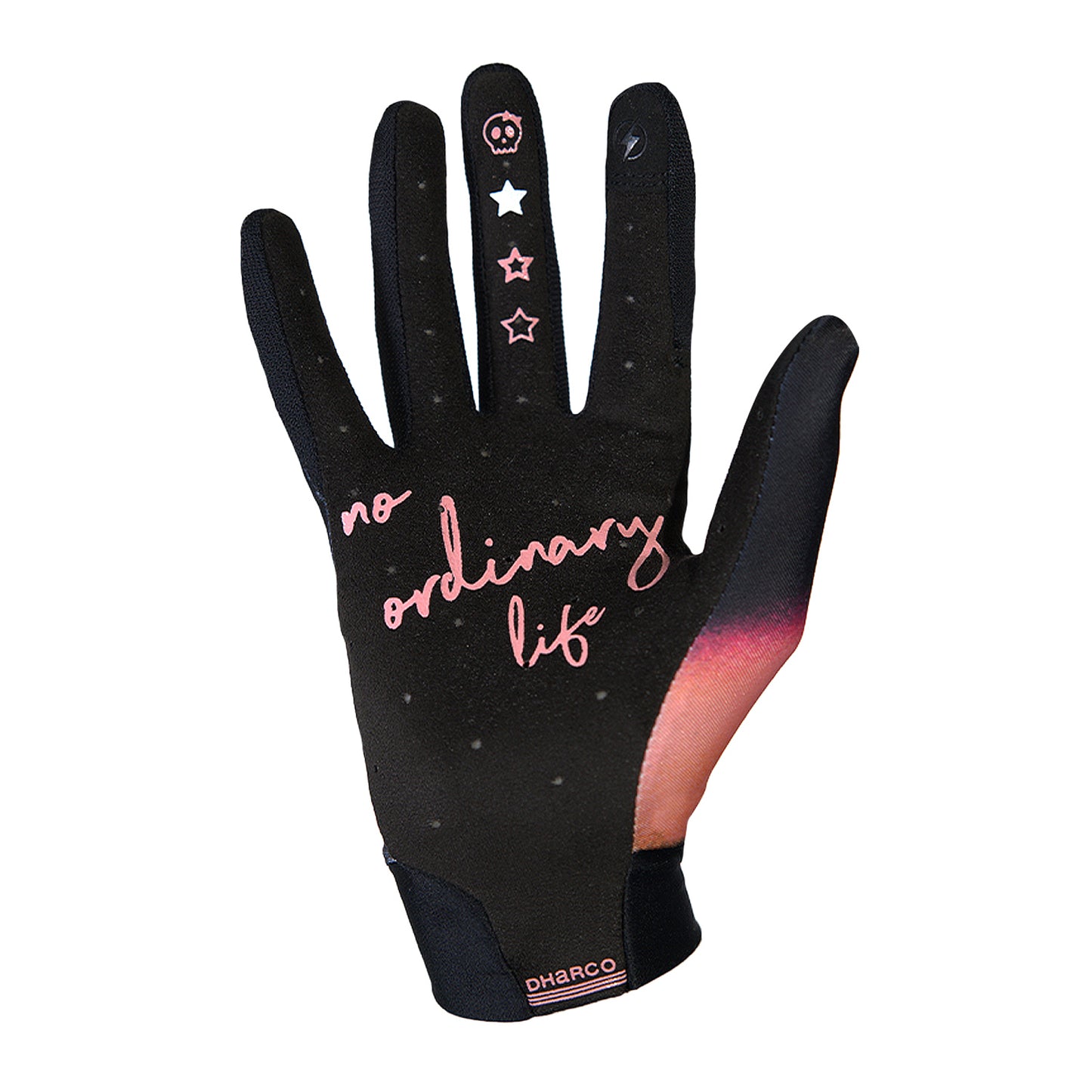 DHARCO Trail FIREBIRD Vrouwenhandschoenen Zwart/Coraal