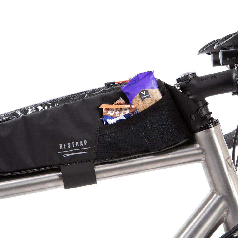 Frame Tas RESTRAP RACE TOP TUBE BAG LONG 2 L Zwart