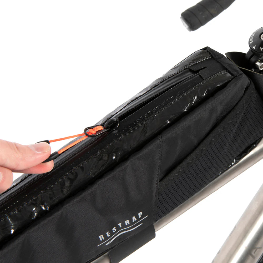 Frame Tas RESTRAP RACE TOP TUBE BAG LONG 2 L Zwart