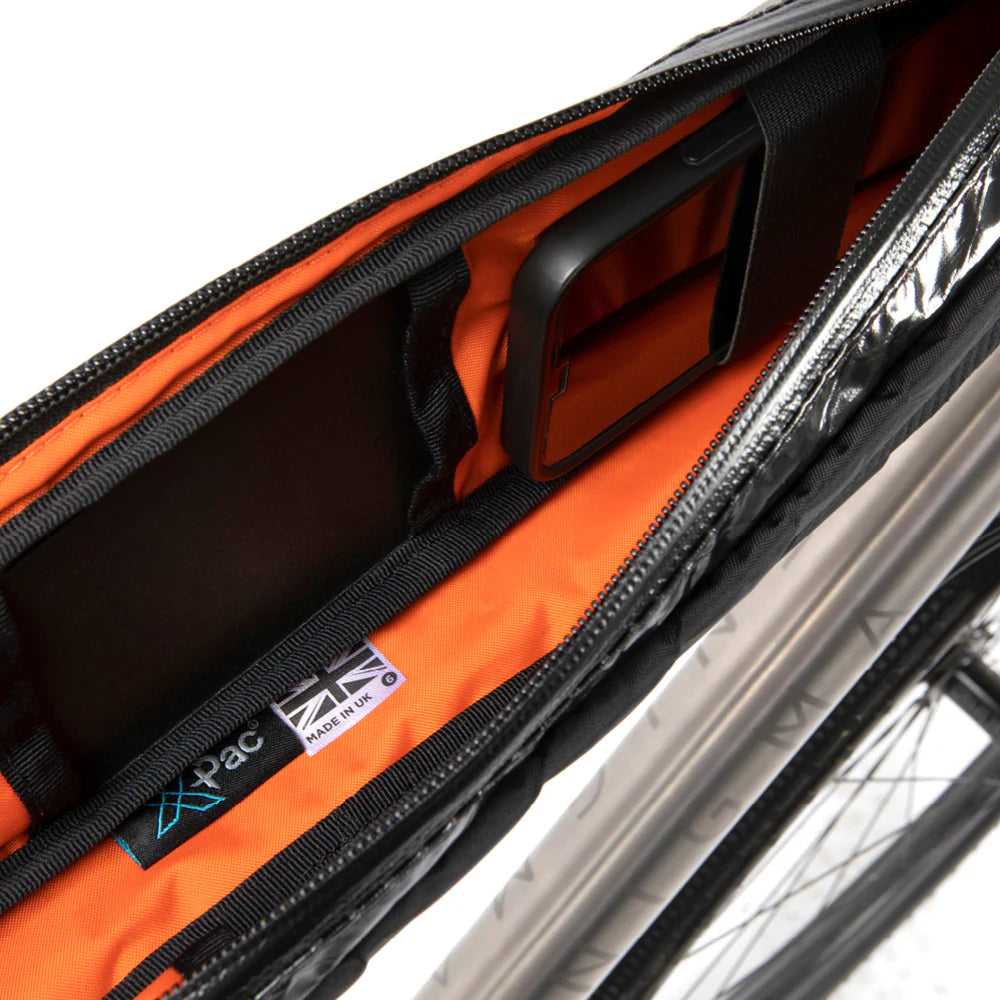 Frame Tas RESTRAP RACE TOP TUBE BAG LONG 2 L Zwart