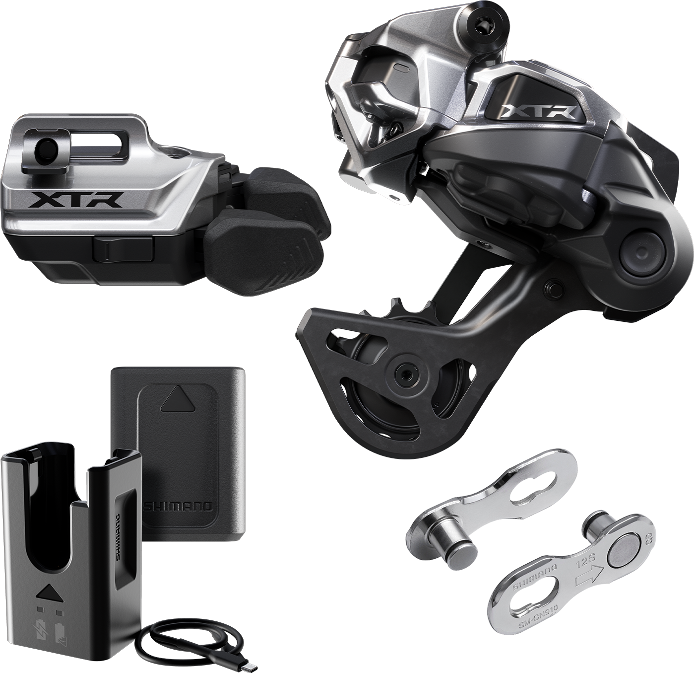 Kit Upgrade SHIMANO XTR Di2 Wireless M9250-GS Chape Moyenne Montage Levier