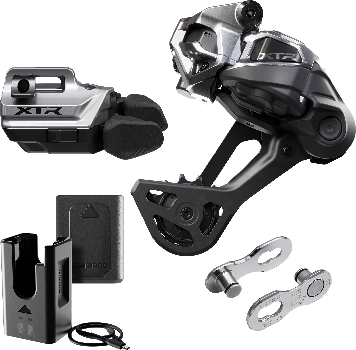 Kit Upgrade SHIMANO XTR Di2 Wireless M9250-SGS Chape Longue Montage Levier
