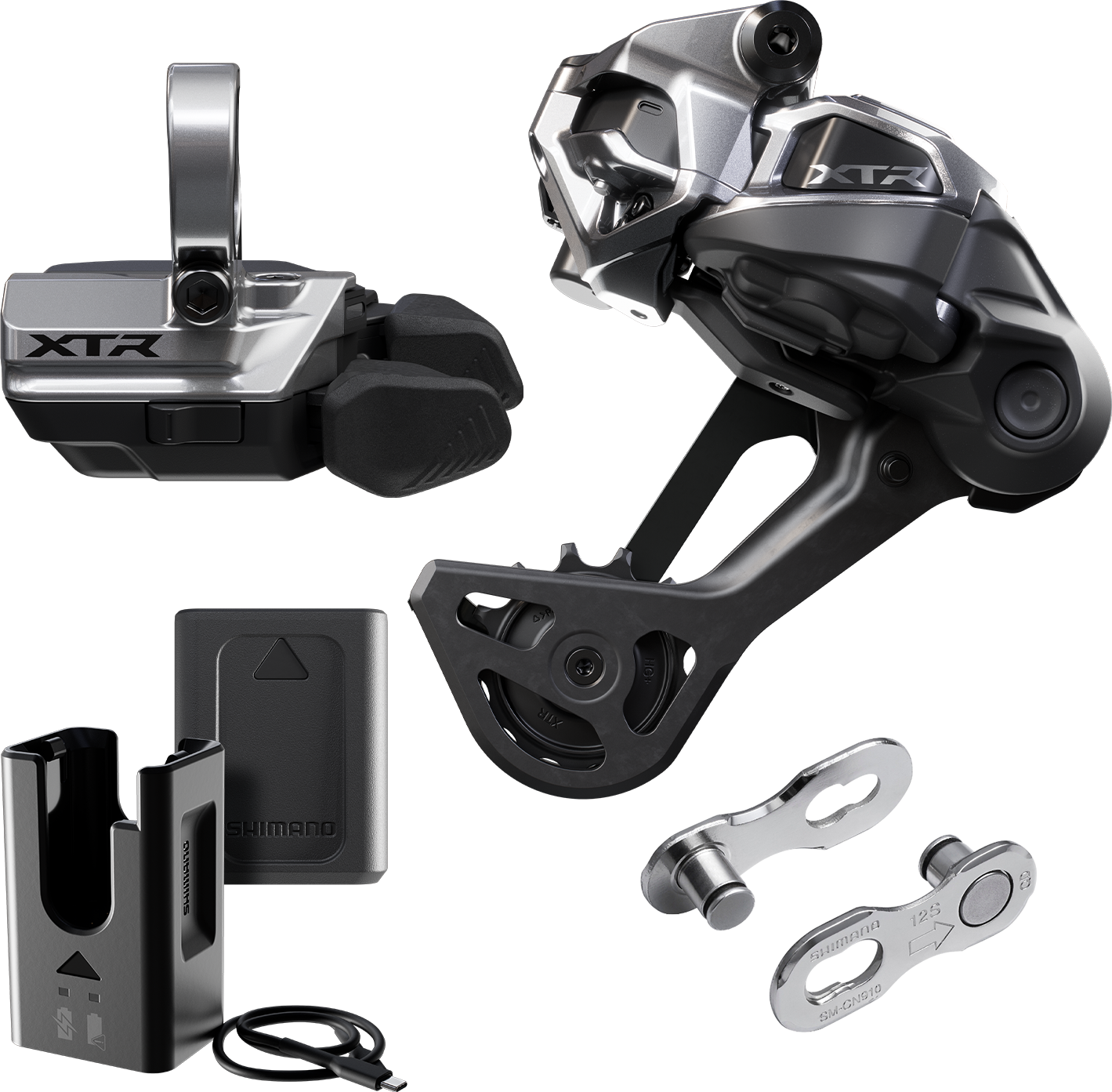 Kit Upgrade SHIMANO XTR Di2 Wireless M9250-SGS Chape Longue Montage Collier