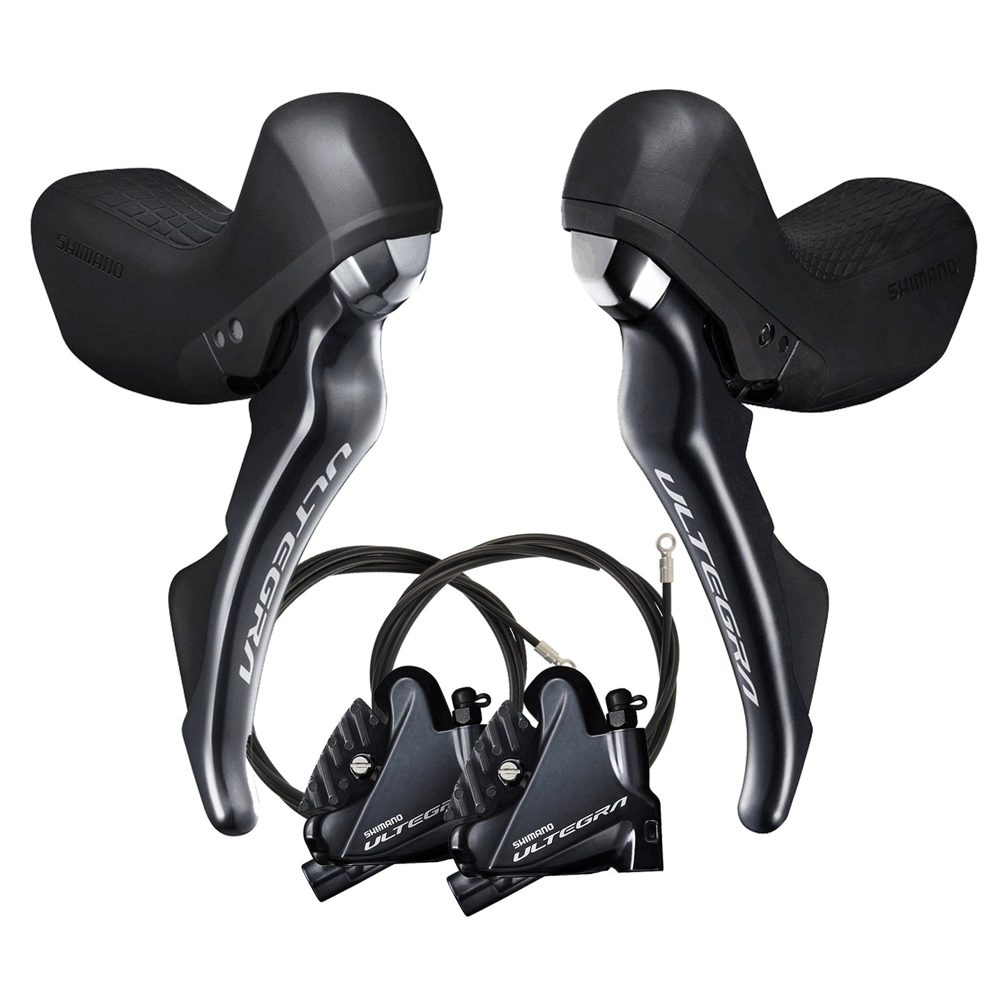 Paar SHIMANO ULTEGRA R8020 2x11 flat mount niet-zichtbare hendels en remklauwen