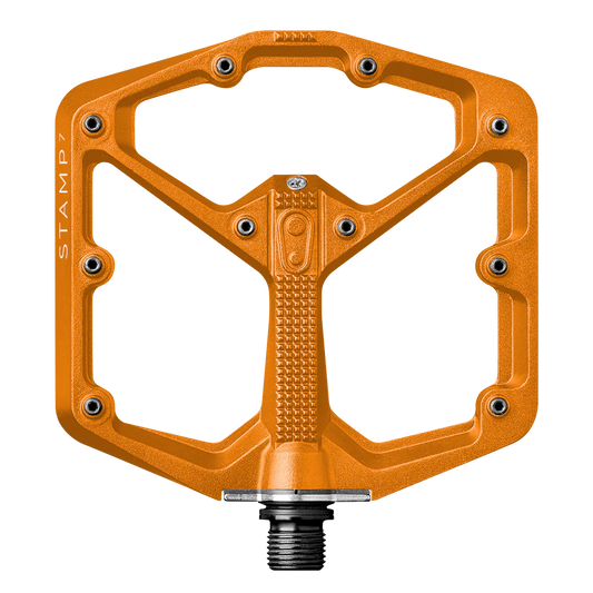 CRANKBROTHERS STAMP 7 Groot Oranje platte pedalen
