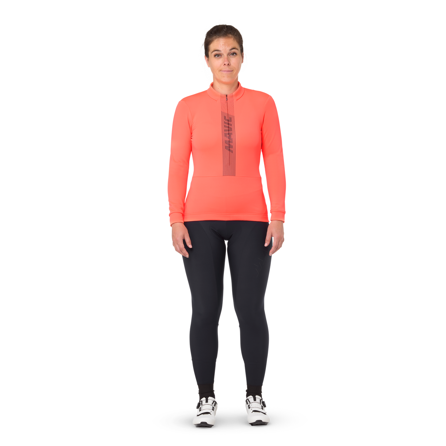 Maillot MAVIC KSYRIUM THERMO Femme Manches Longues Corail