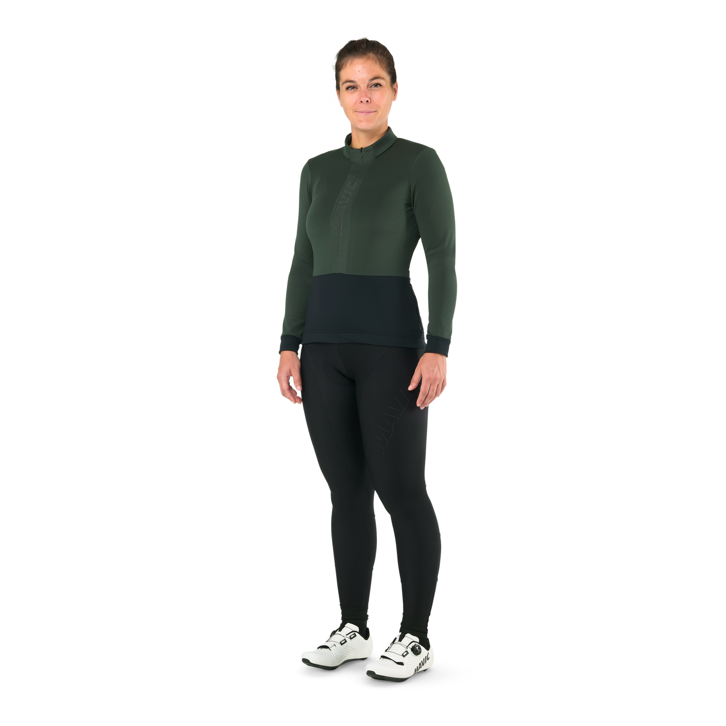 MAVIC KSYRIUM THERMO Dames Lange Mouw Jersey Groen