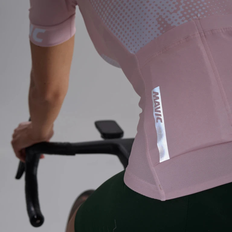 MAVIC AKSIUM GRAPHIC Damestrui met korte mouwen Roze