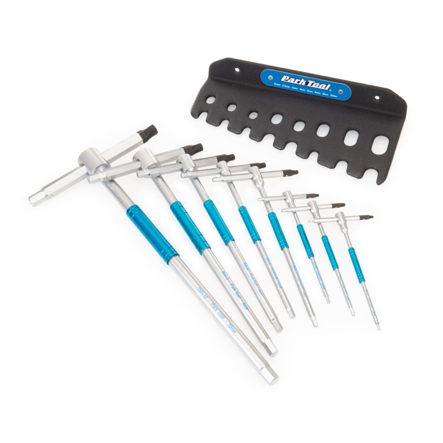 Park Tool THH-1 set inbussleutels met verschuifbare T-greep en wandhouder