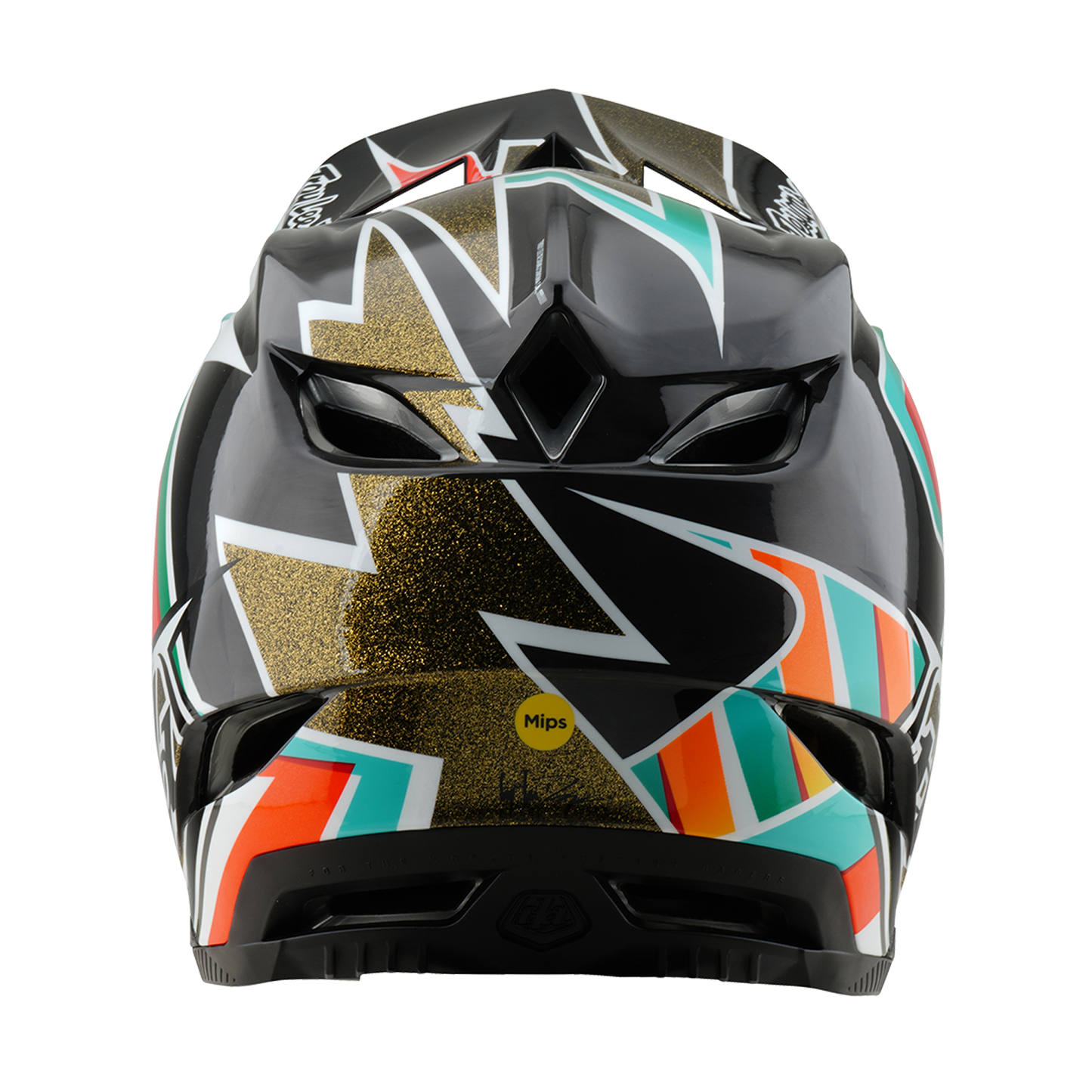 Troy Lee Design D4 CARBON MIPS FRAMES MTB Helm Zwart/Goud