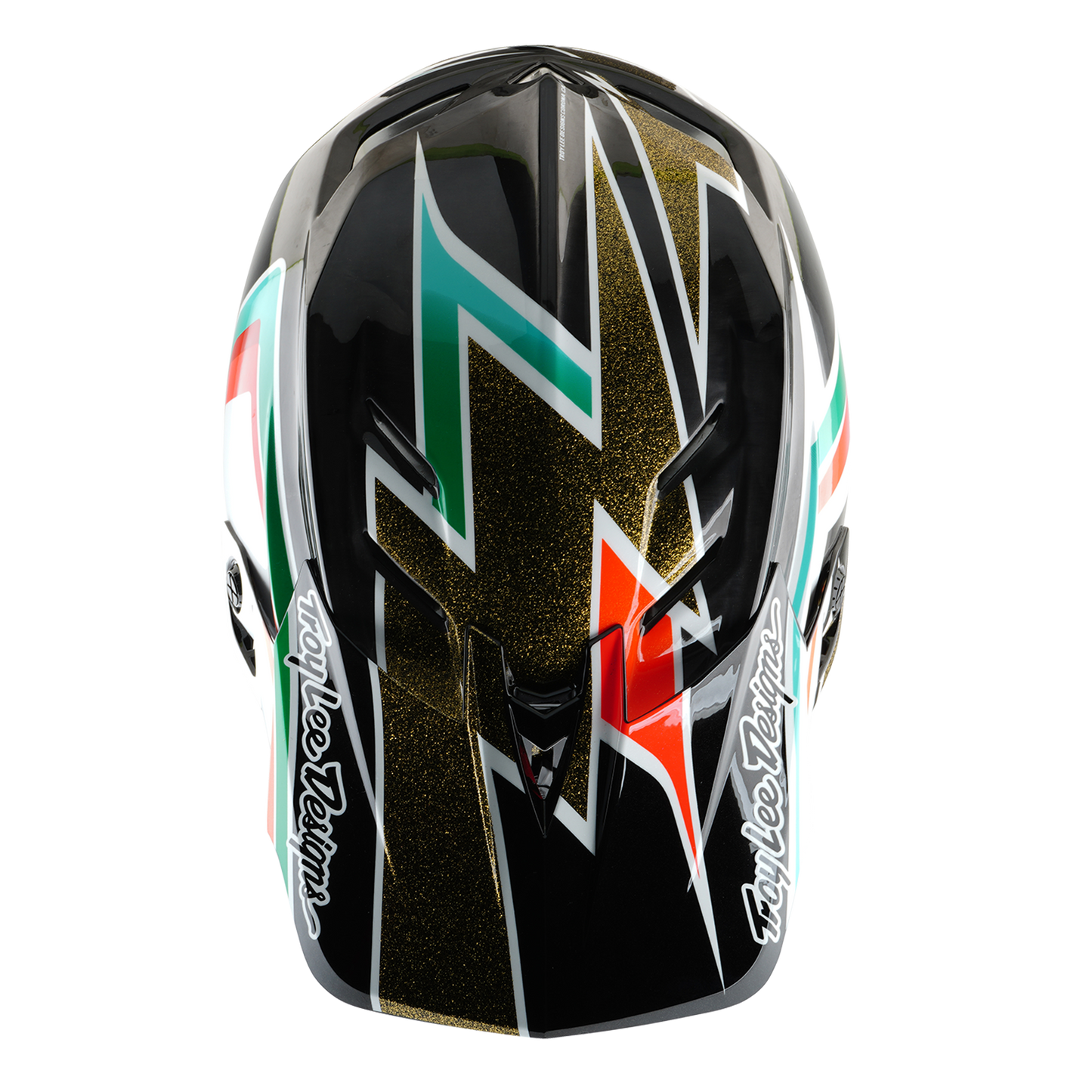 Troy Lee Design D4 CARBON MIPS FRAMES MTB Helm Zwart/Goud