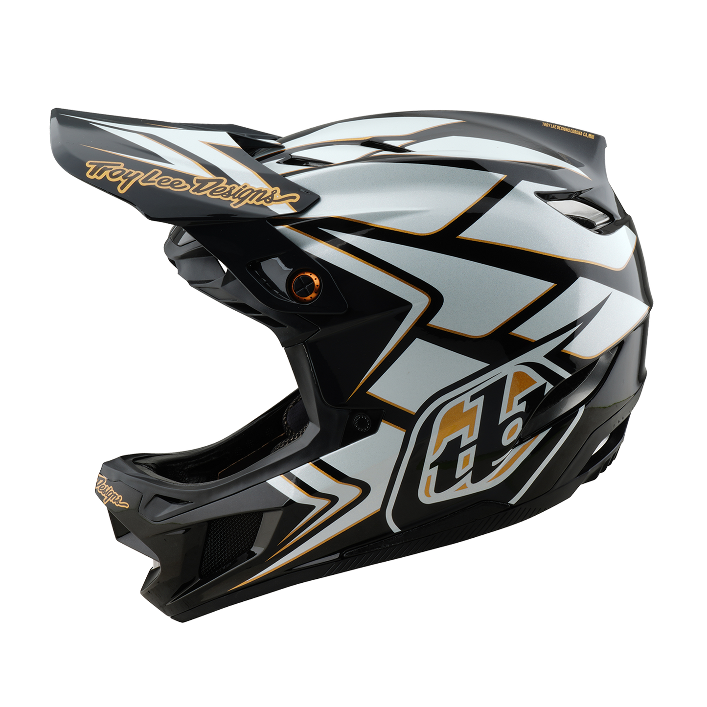 Casque VTT TROY LEE DESIGNS D4 COMPOSITE MIPS GHOSTWING Blanc