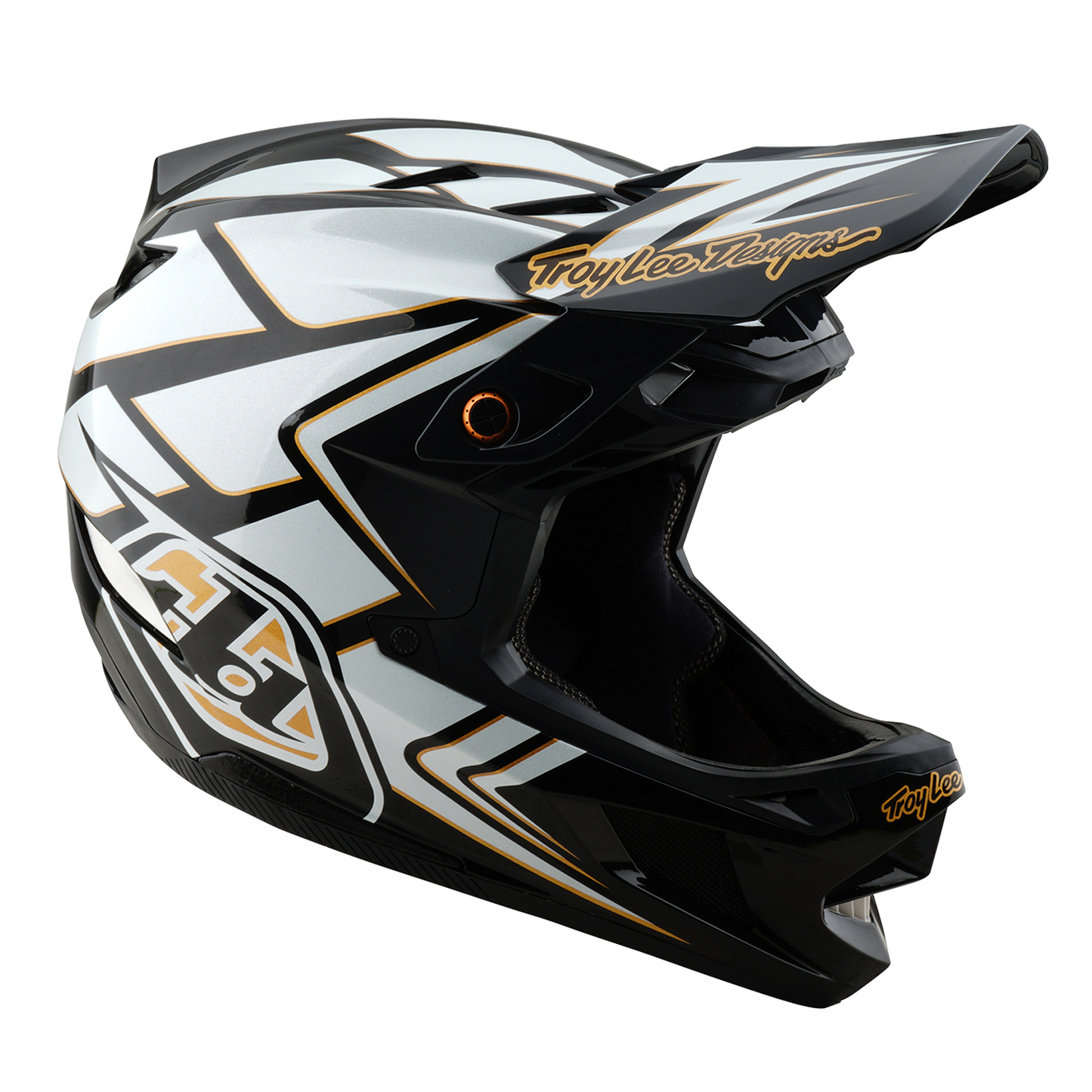 Casque VTT TROY LEE DESIGNS D4 COMPOSITE MIPS GHOSTWING Blanc