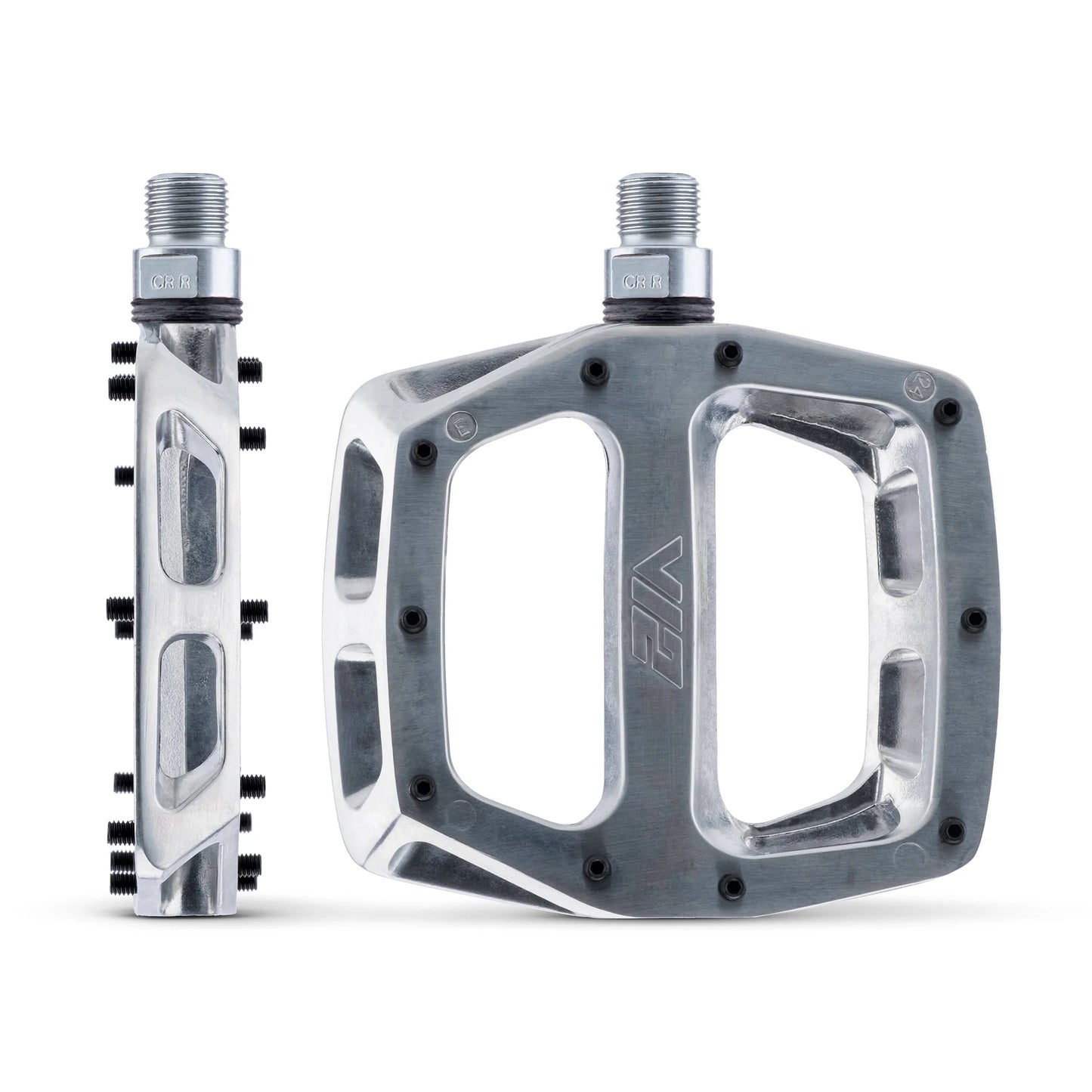 DMR V12 Silver platte pedalen