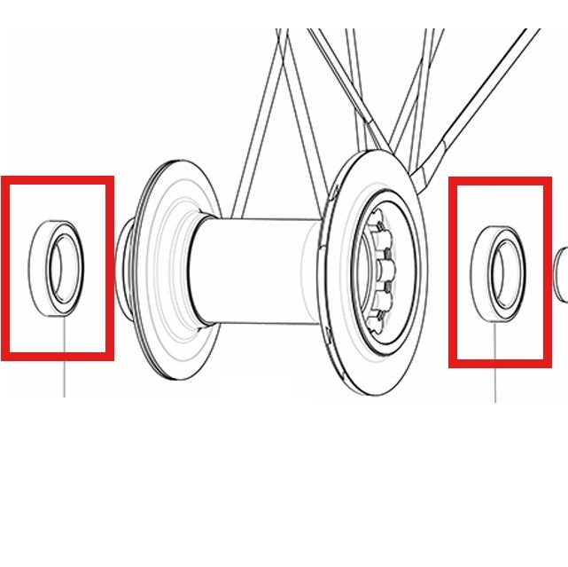 ACHTERSTE LAGERSET MAVIC 17X26X5 (6803)
