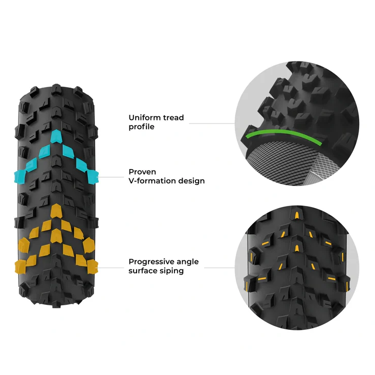 Pneu VITTORIA TERRENO T60 MIXED 700x45c Gravel Endurance Tubeless Ready Souple Marron