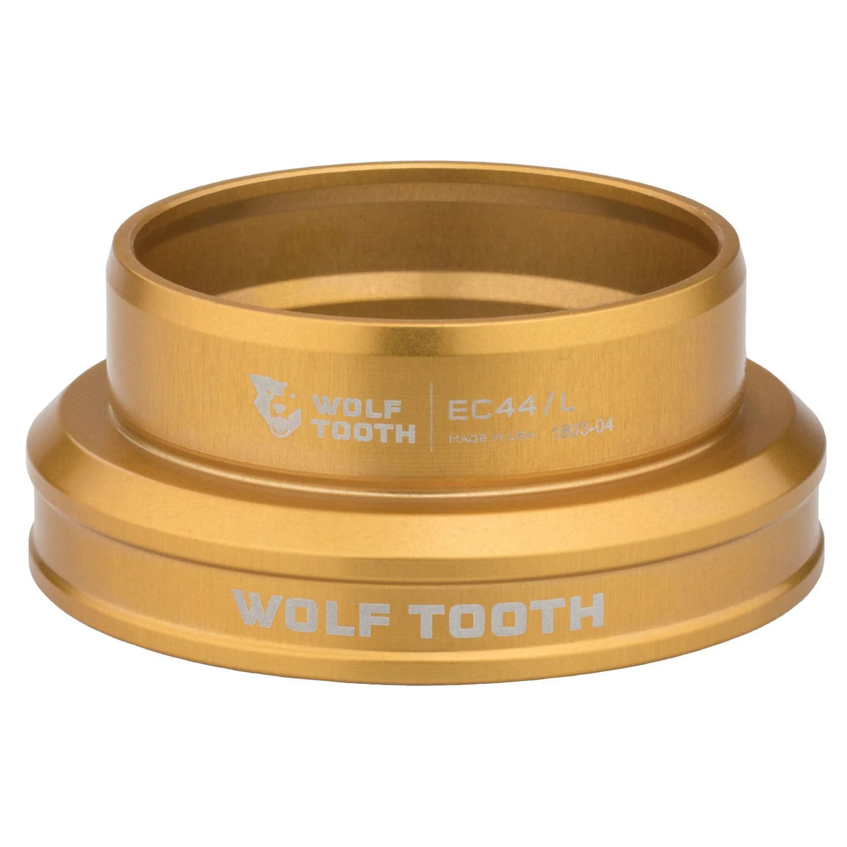 Onderste Lagerkop voor Extern Stuurlager WOLF TOOTH PERFORMANCE 1.5" EC44 Goud