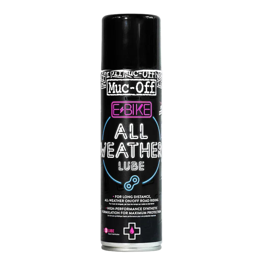 MUC-OFF ALL WEATHER LUBE EBIKE Kettingsmeermiddel (250 ml)