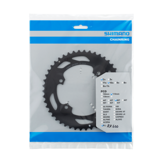 SHIMANO GRX RX600 10V 110mm buitenkettingblad