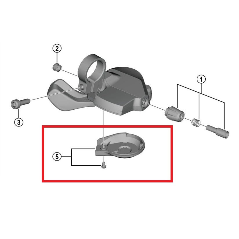 SHIMANO U4000 Linker Hendelafdekking
