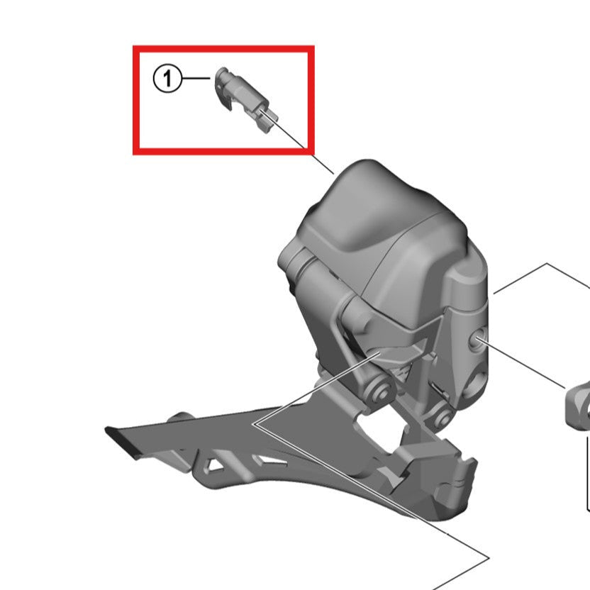 SHIMANO FD-R9250/R8150 Voorderailleurpoortdeksel