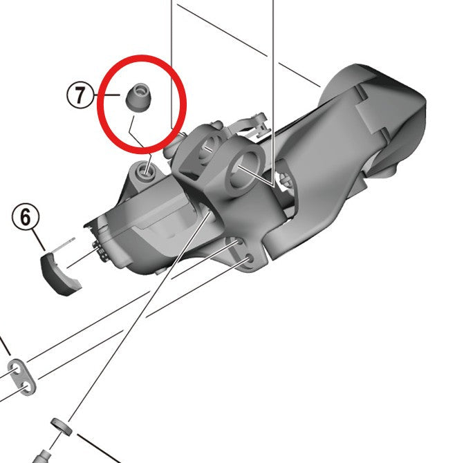 SHIMANO RD-R9250 Beschermende balg