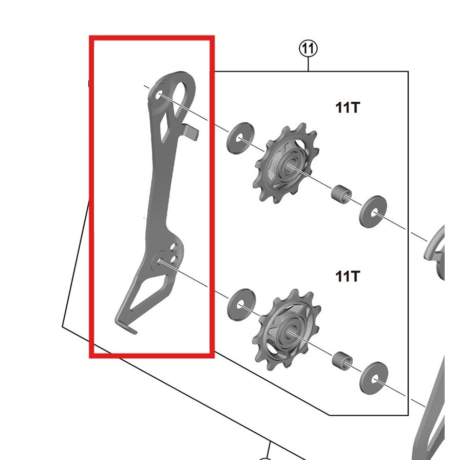 Chape de Dérailleur Arrière Interne SHIMANO RD-R7150
