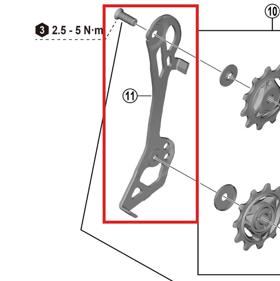 SHIMANO RD-R7100 Interne Achterderailleurkooi
