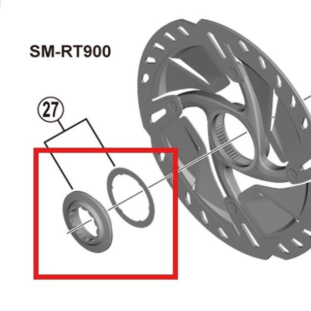 SHIMANO SM-RT900 Moer en sluitring