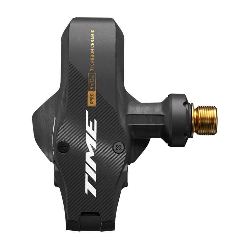 Time X PRO 12 SL Q-Factor 51 Koolstof/Titanium Gold pedalen