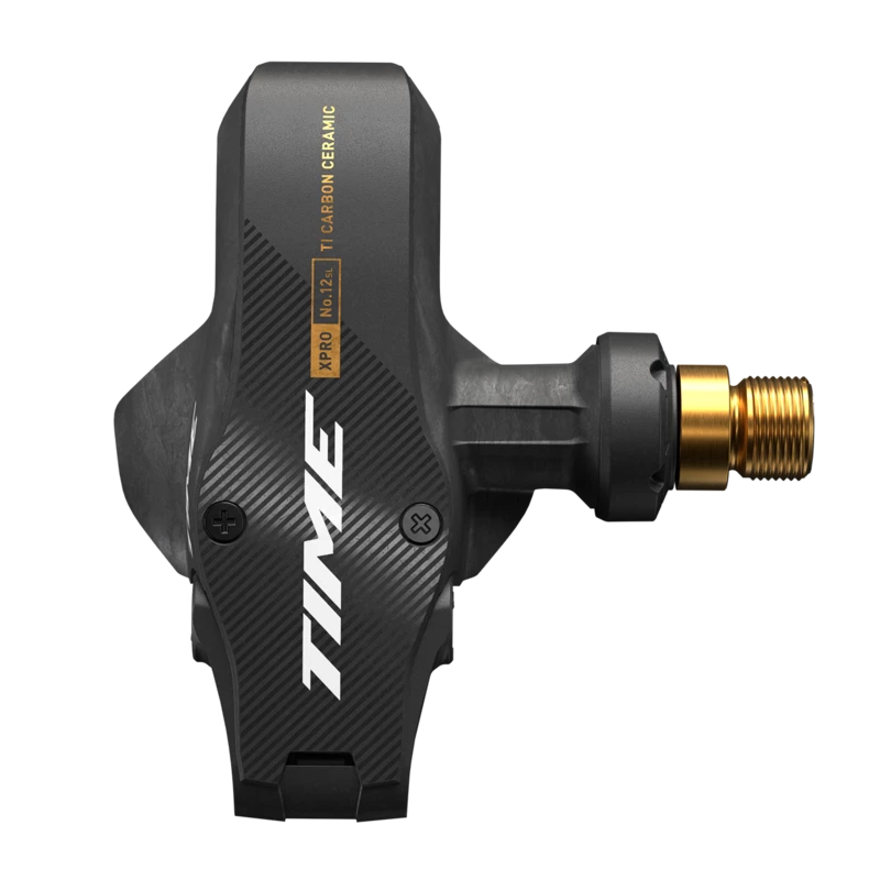 Pédales TIME X PRO 12 SL Q-Factor 57 Carbone/Titane Or