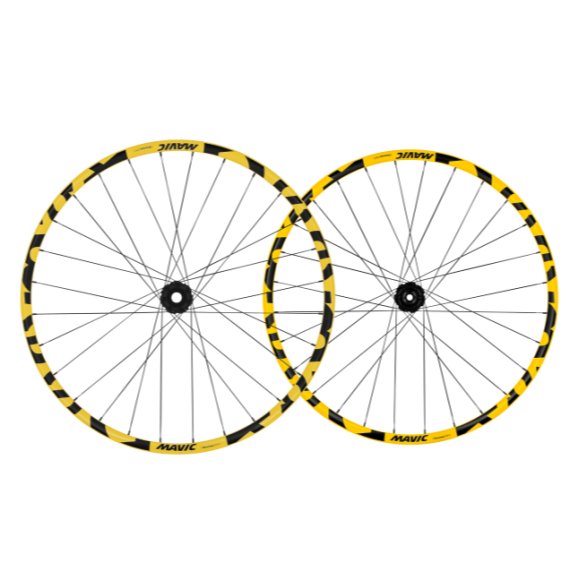 Paar MAVIC DEEMAX DH YLW MULLET wielen 20x110mm - 12x157mm