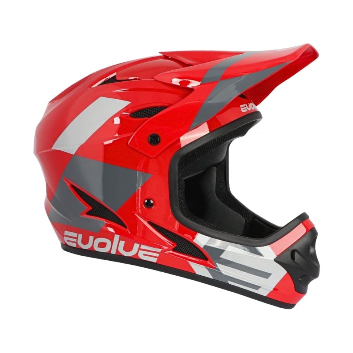 Evolve Storm-helm rood en grijs
