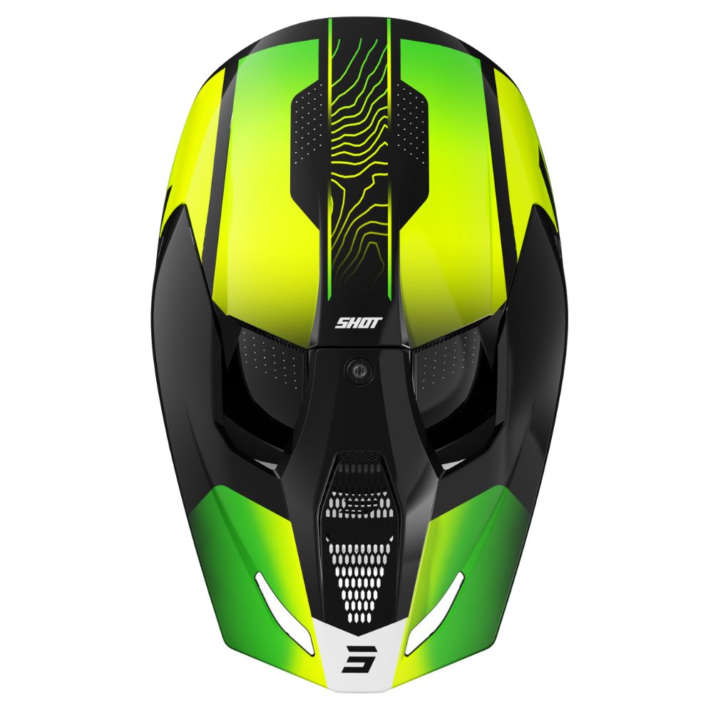 BMX-helm SHOT FURIOUS Apex neongeel