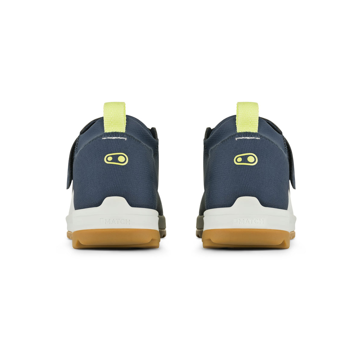 MTB-schoenen CRANKBROTHERS STAMP TRAIL BOA marineblauw/grijs/gomkleur — achteraanzicht