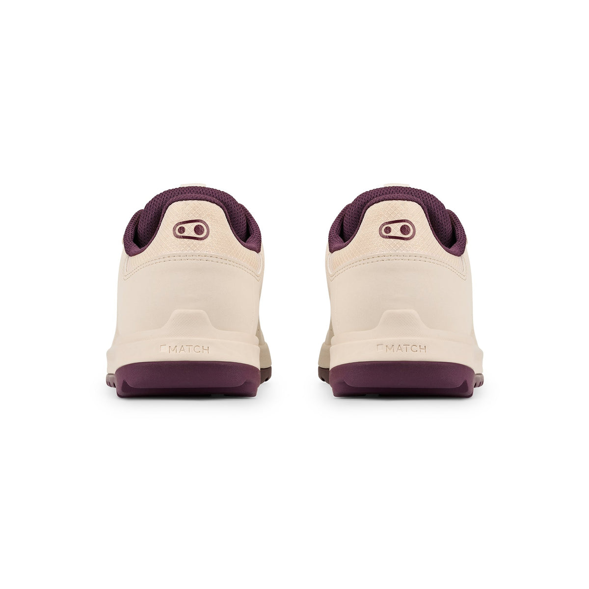 MTB-schoenen CRANKBROTHERS STAMP TRAIL LACE wit/paars — achteraanzicht