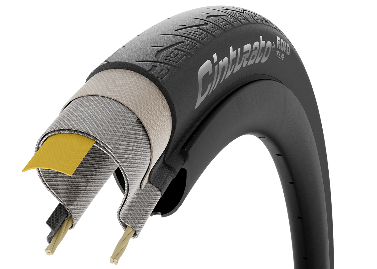PIRELLI CINTURATO ROAD TLR Tubeless Ready buitenband zwart