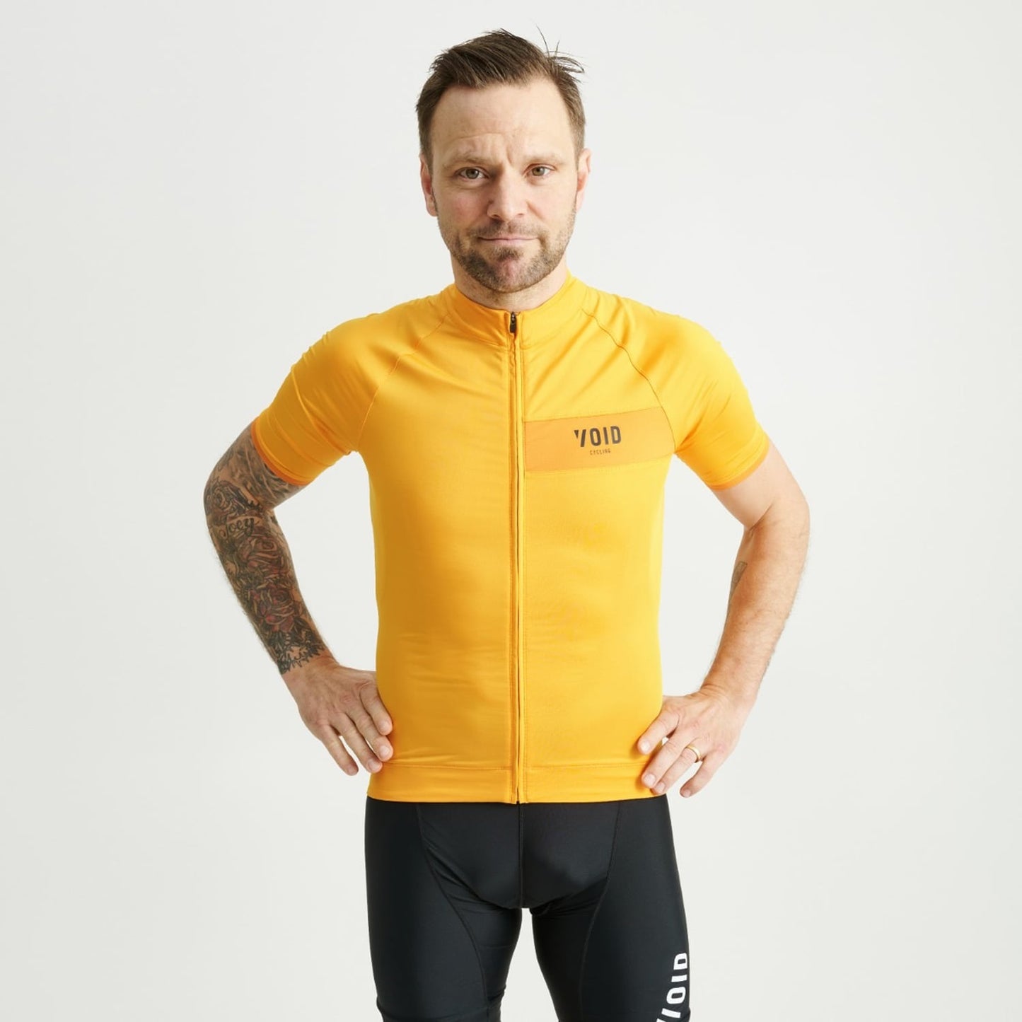 Maillot VOID CORE Manches Courtes Jaune