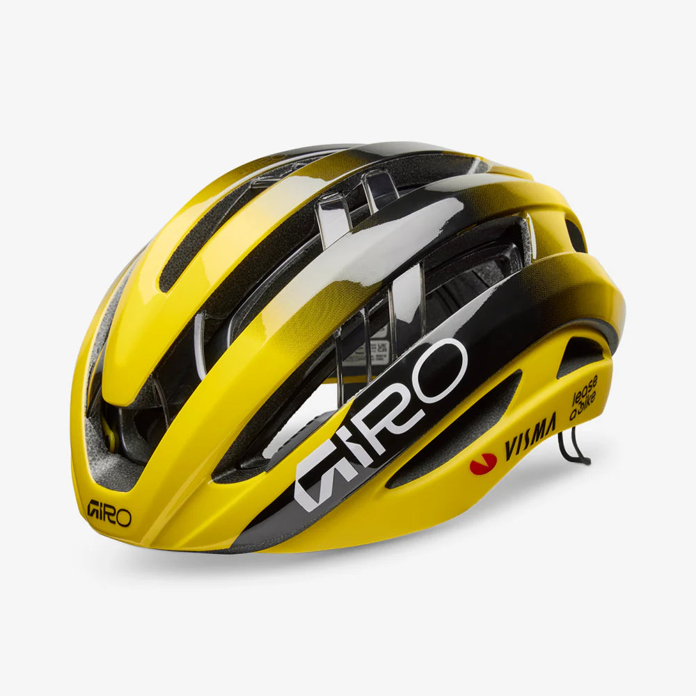 Casque Route GIRO ARIES MIPS SPHERICAL VISMA LEASE A BIKE Noir/Jaune