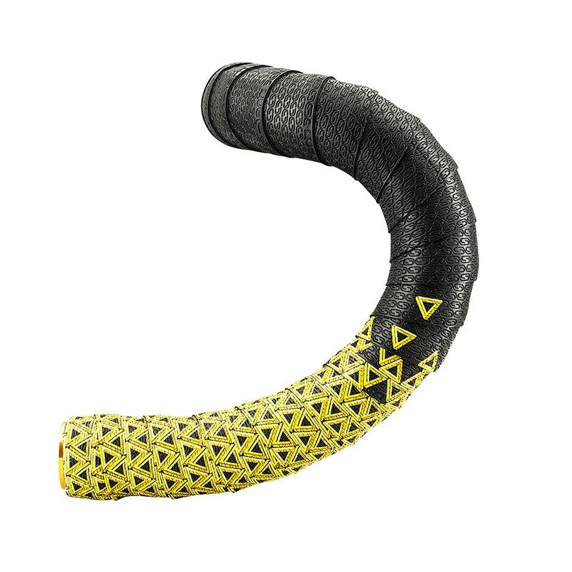 Stuurlint DEDA LOOP + END-PLUG Zwart/Geel