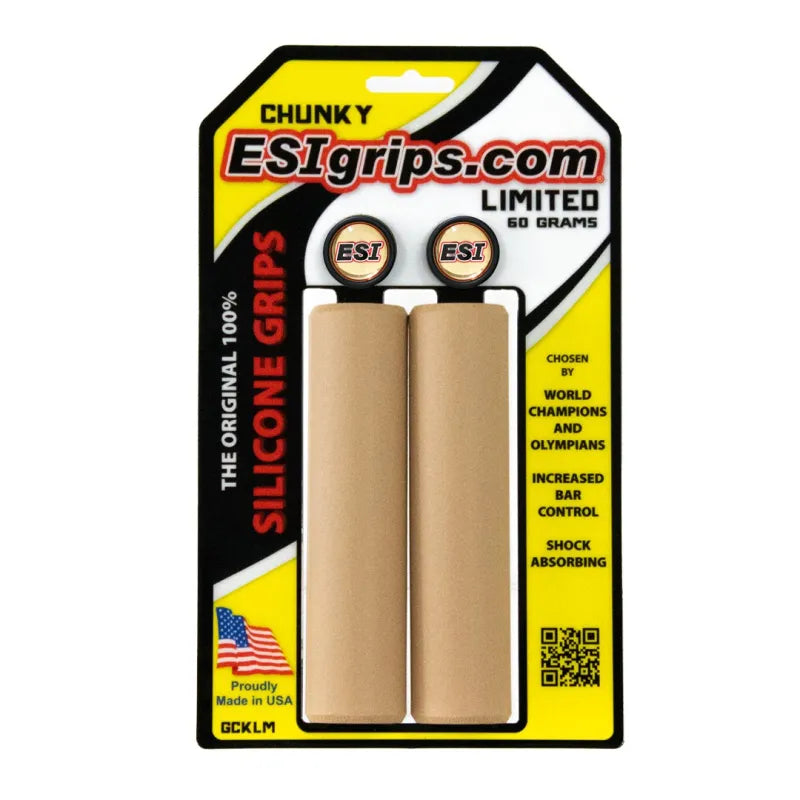 ESI CHUNKY-handgrepen 130 mm, beige
