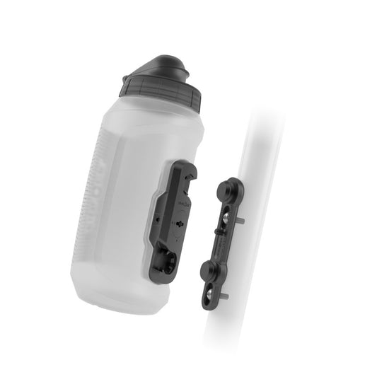 Fles- en bidonhouderset FIDLOCK TWIST COMPACT BIKE BASE 750 ml Transparant
