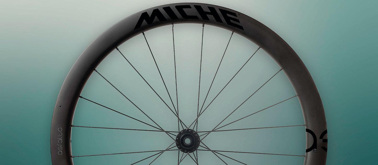 Paar MICHE ASFALTO 45 Tubeless Ready wielen (Center Lock)