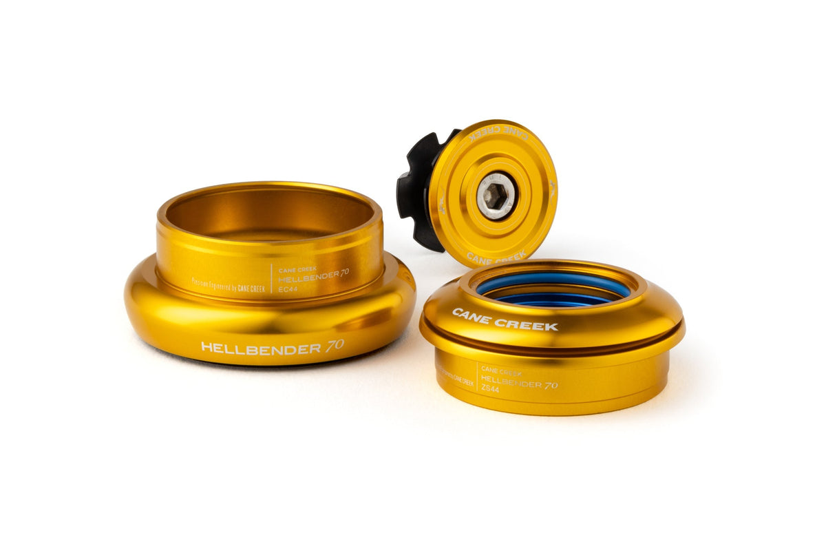 Jeu de Direction Semi-Intégré/Externe Conique CANE CREEK Hellbender 70 1"1/8-1.5" ZS44/EC44 Or