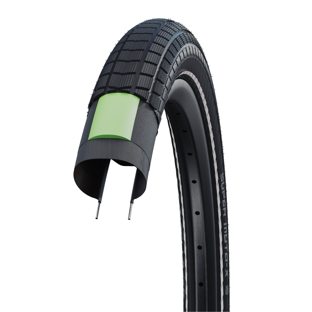 SCHWALBE SUPER MOTO-X 27.5x2.80 ADDIX DD RaceGuard Tubetype Harde band
