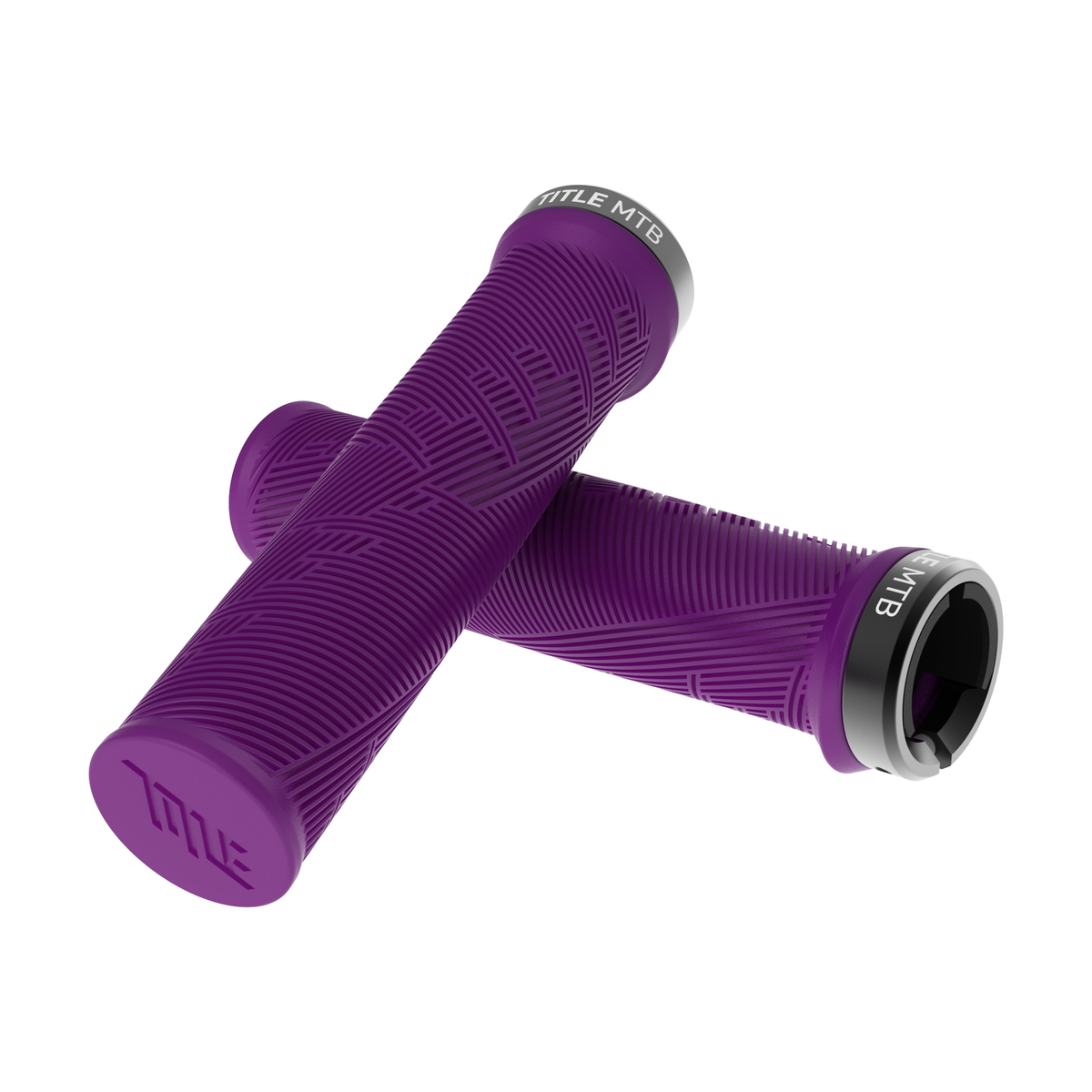 Grips Title MTB FORM Lock-On Violet - vue détaillée