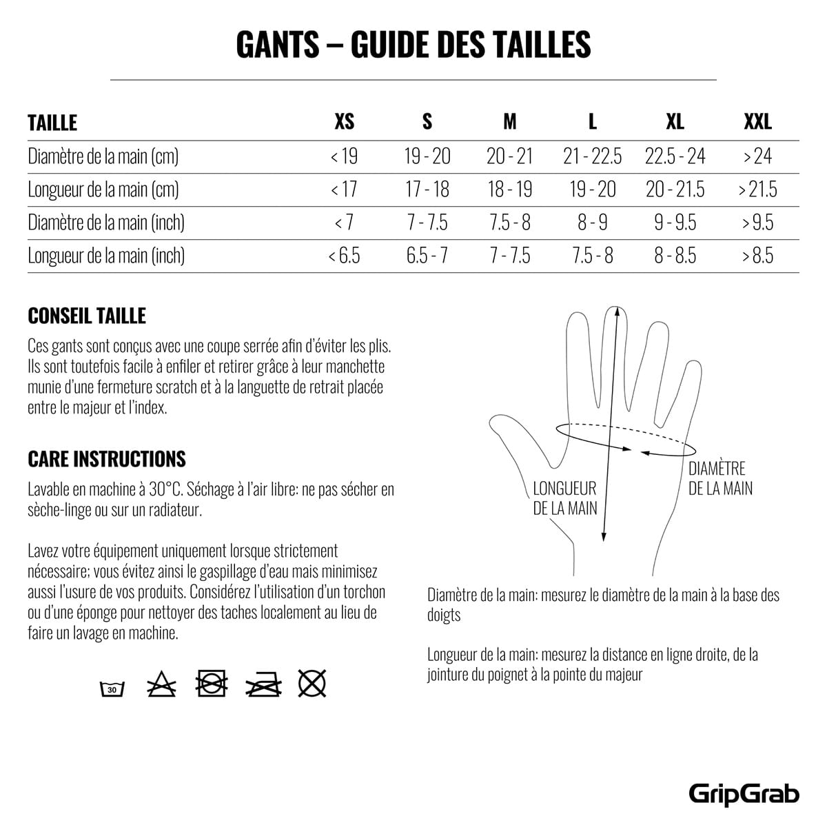 Gants Courts GRIPGRAB RIDE LITE Jaune