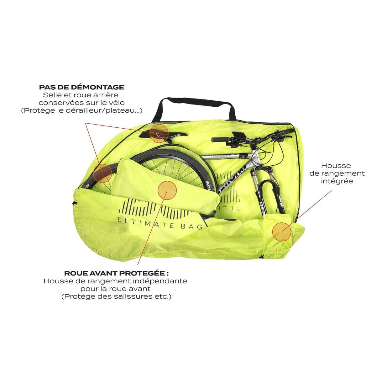 Fietshoes BUDS MTBAG LIGHT Geel