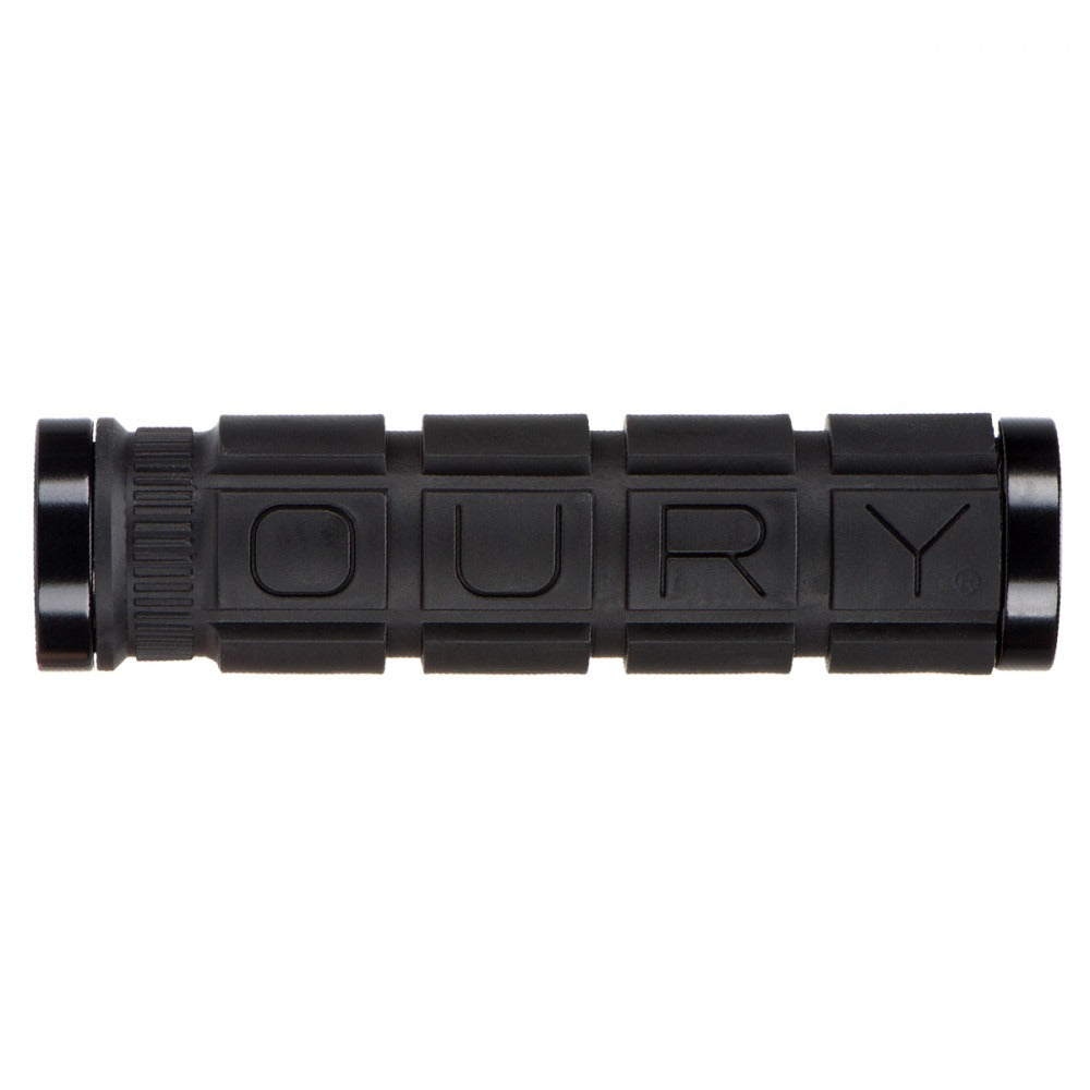 OURY Dubbele Lock-on Handvatten 127mm Zwart